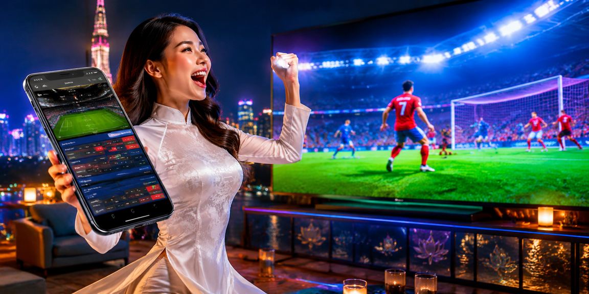 Người dùng tìm hiểu mẹo cá cược thể thao tại TP. Hồ Chí Minh với trang phục áo dài truyền thống